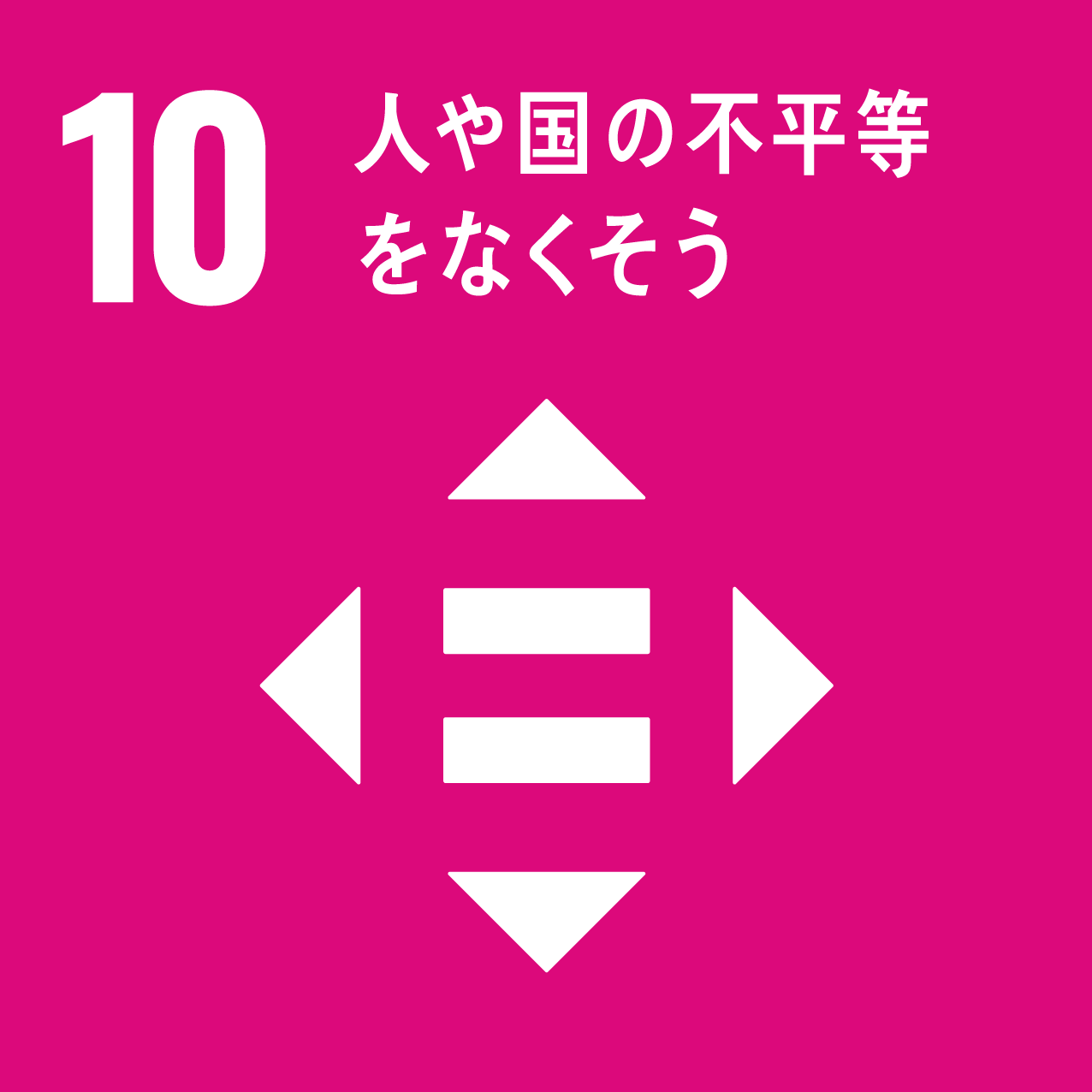 １０人や国の不平等をなくそう